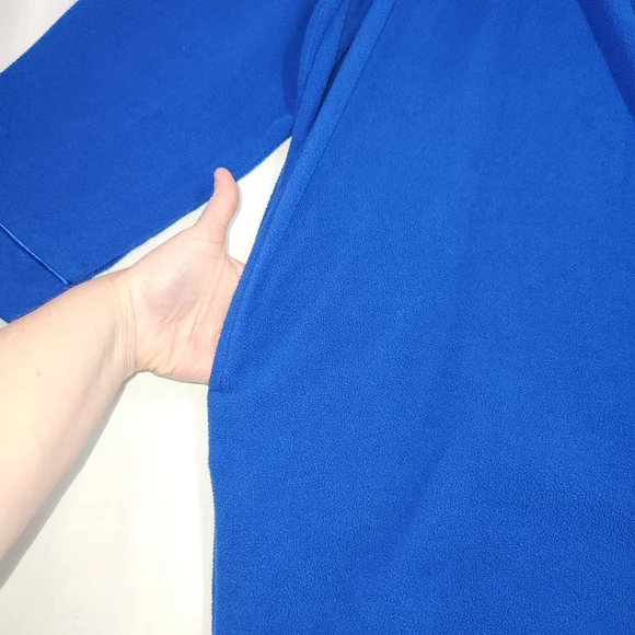 🌟 Blair Vintage Large Blue Women's Robe with Zipper - Grandma Vibes - Y2K - Picture 4 of 9